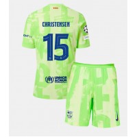 Camisa de time de futebol Barcelona Andreas Christensen #15 Replicas 3º Equipamento Infantil 2024-25 Manga Curta (+ Calças curtas)